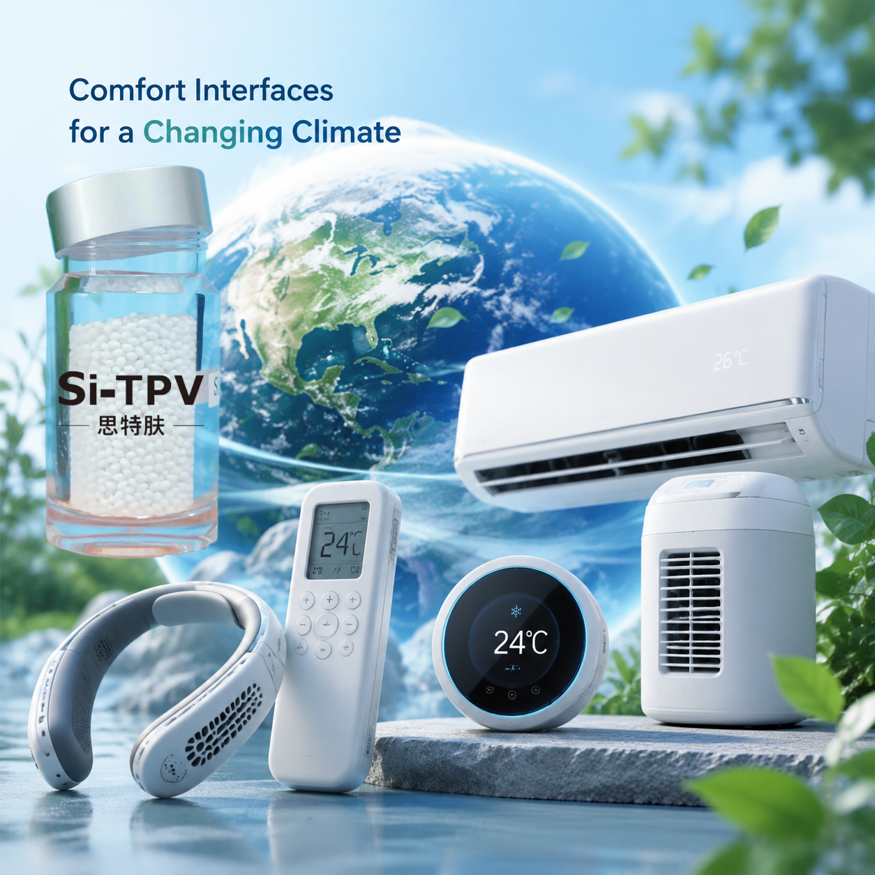 Smart air conditioning and wearable cooling concepts reshape human comfort experience.